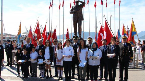 Polis Teşkilatının Kuruluşunun 172. Yıldönümü nedeniyle Atatürk Anıtı´nda Çelenk töreni düzenlendi