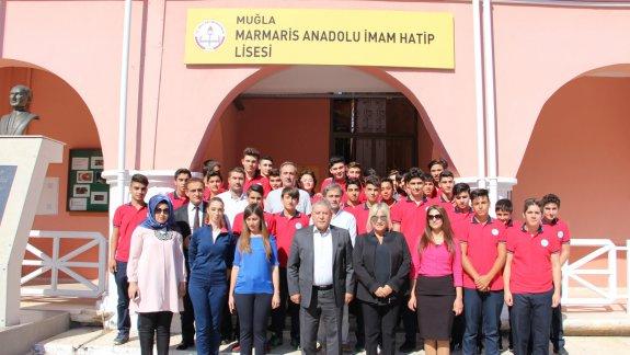 Müdürümüz Züleyha ALDOĞAN Marmaris Anadolu İmam Hatip Lisesini ziyaret etti