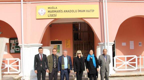 İlçe Milli Eğitim Müdürümüz Züleyha ALDOĞAN Marmaris Anadolu İmam Hatip Lisesini ziyaret etti.