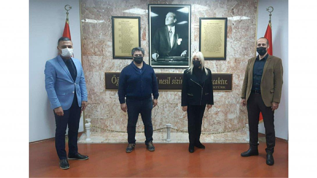 Türk Eğitim-Sen Marmaris İlçe Başkanı Ali İhsan DAMKACI, Müdürlüğümüze ziyarette bulundu.