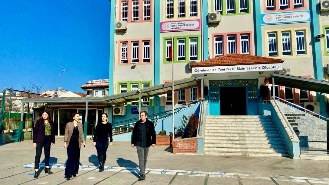 İlçe Milli Eğitim Müdürümüz Sn. Serap AKSEL, Yarıyıl Tatilinde Okullarımızda Yapılan Hazırlıkları Yerinde İnceledi
