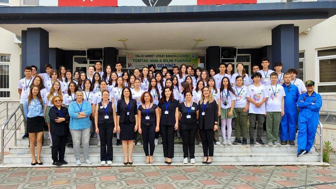 Marmaris Halıcı Ahmet Urkay Anadolu Lisesi Öğrencilerinin TÜBİTAK 4006 Bilim Fuarı Etkinliği Gerçekleştirildi