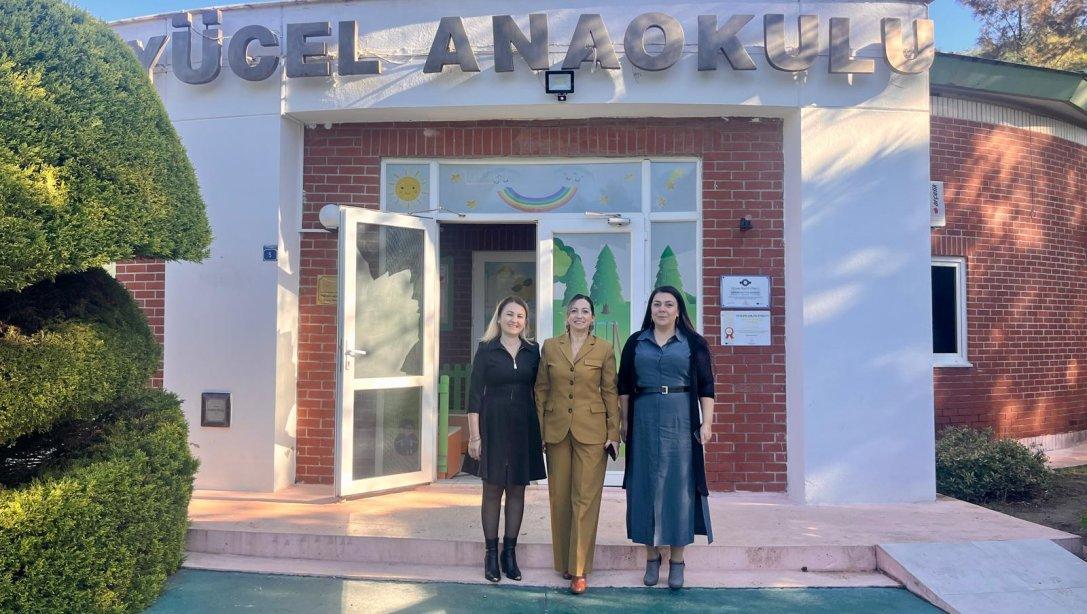 İlçe Milli Eğitim Müdürümüz Sayın Serap AKSEL'den Ayşe Yücel Anaokuluna Ziyaret