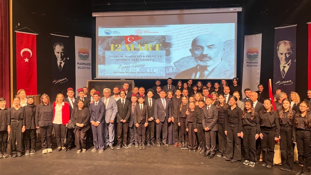 12 Mart İstiklal Marşı'nın Kabulü ve Mehmet Akif Ersoy'u Anma Günü Töreni Gerçekleştirildi